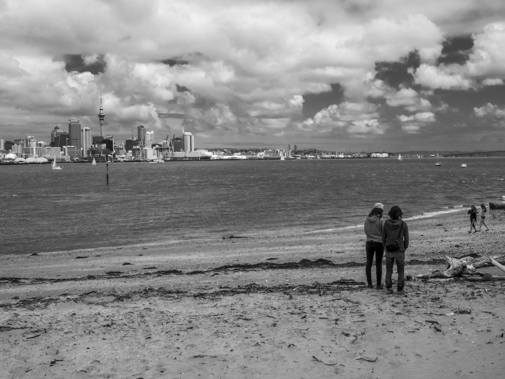 Devonport Wharf - Black & White - Street Photography Auckland