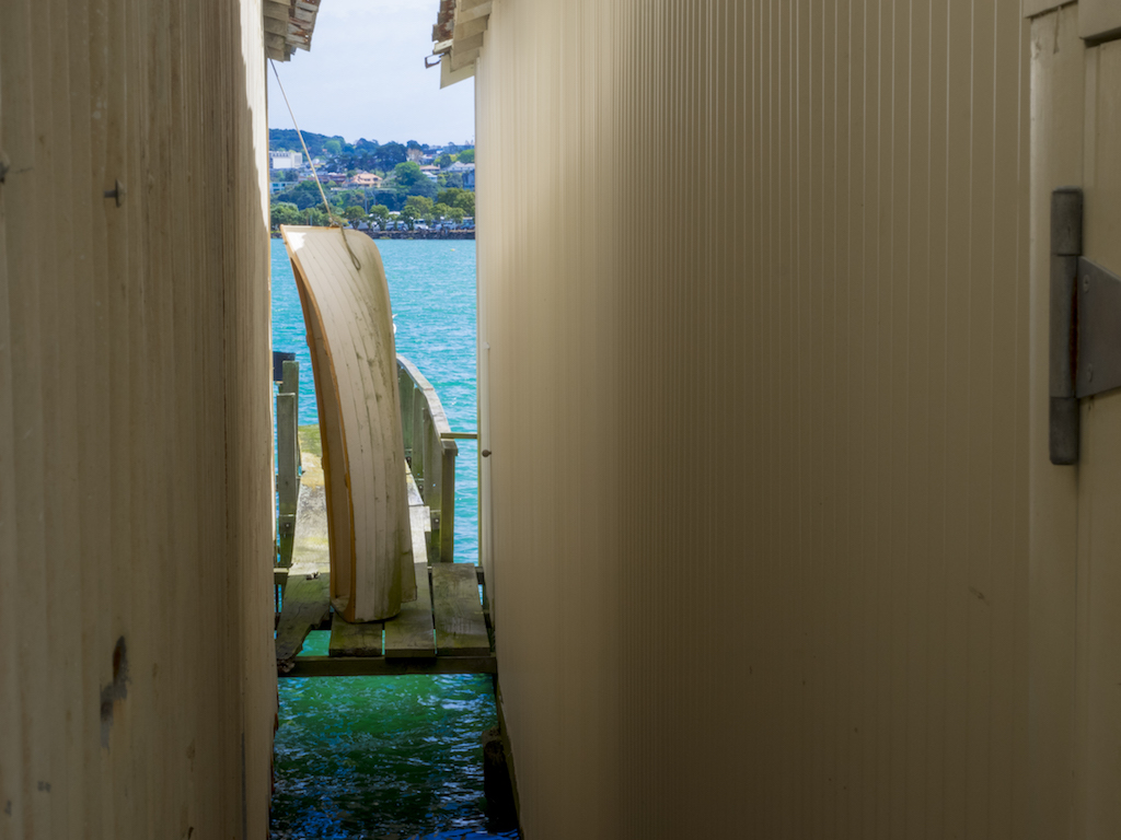 Hobson Bay Boat Shed - Street Photography - Auckland