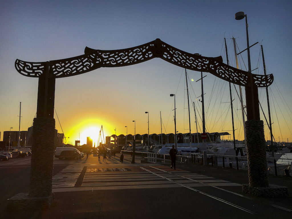 Viaduct Harbour Gate Sunset