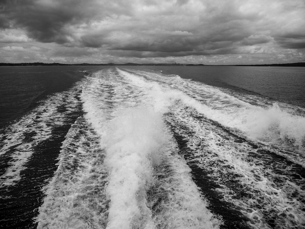 Waiheke Island Passage - Landscape Photography - Black & White