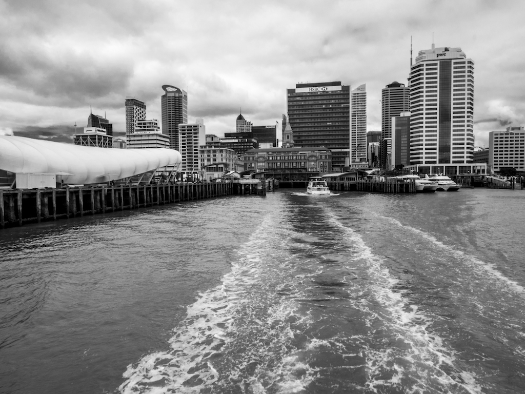 Harbour Ferry - Black & White - Street Photography Auckland