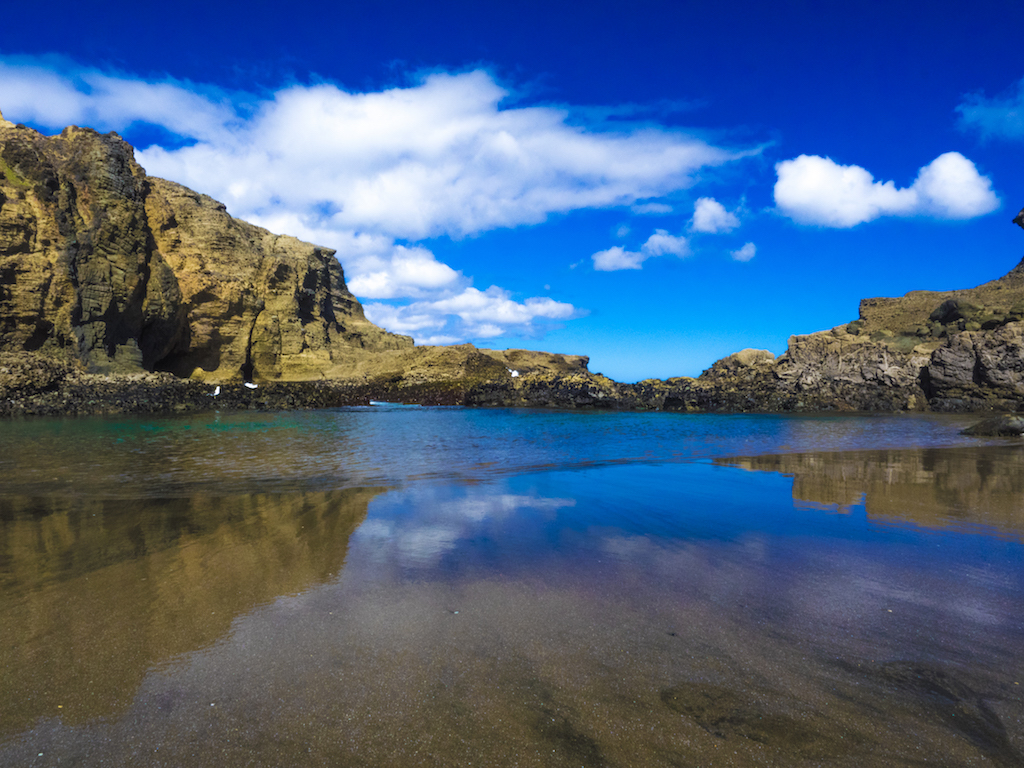 Piha Beach Cloud Mirror - Landscape Photography Auckland