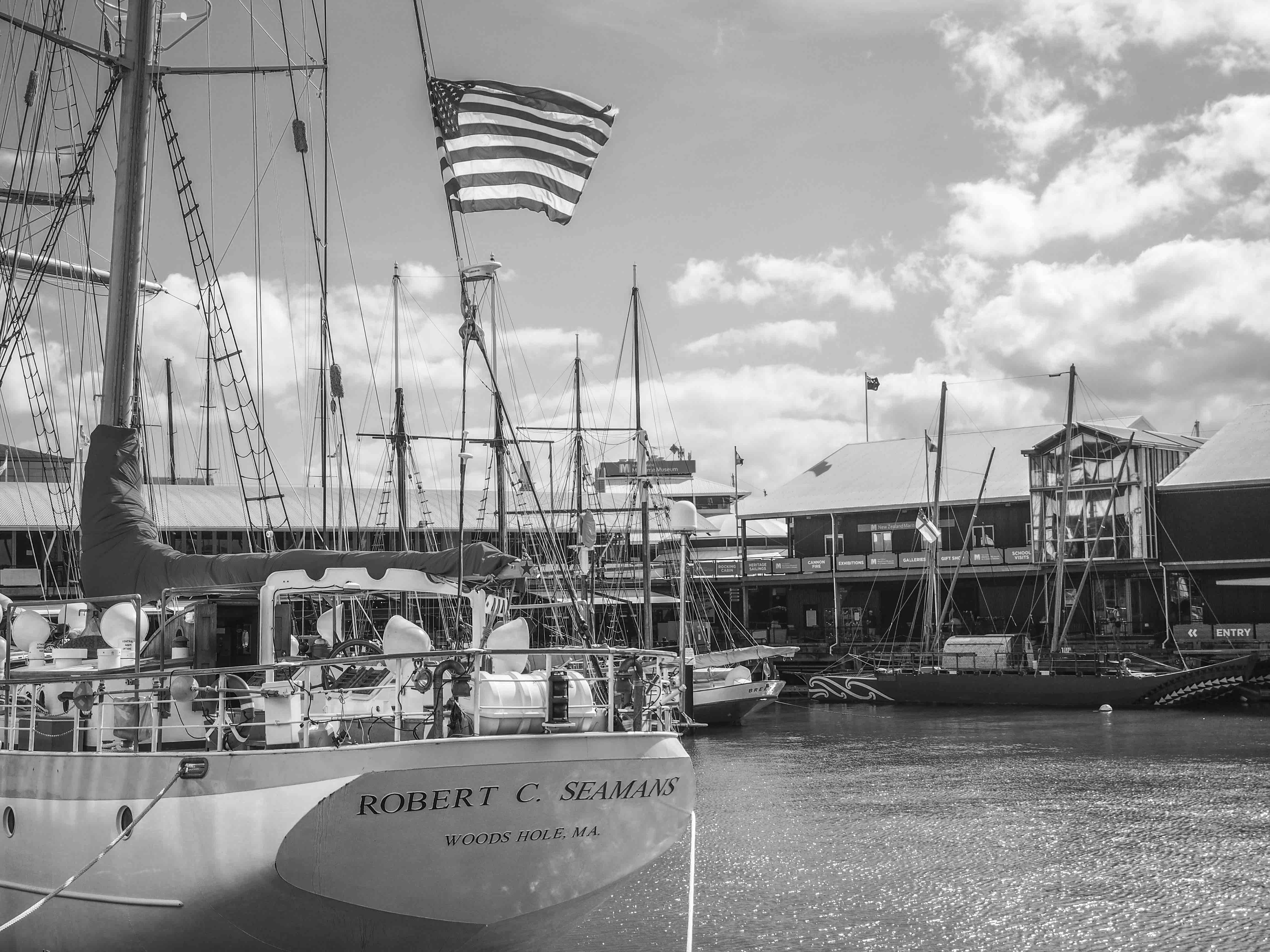 Sailing Yacht Viaduct Harbour - Street Photography Auckland