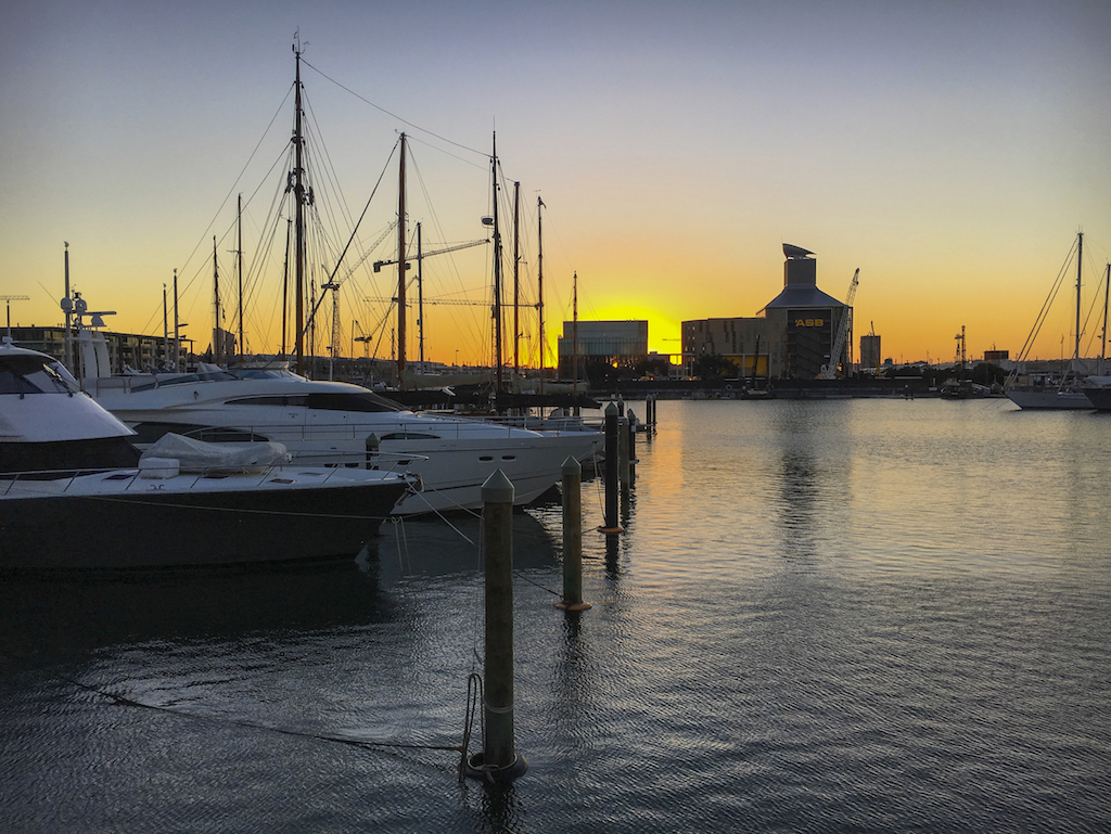 Viaduct Harbour Sunset - Street Photography - Auckland