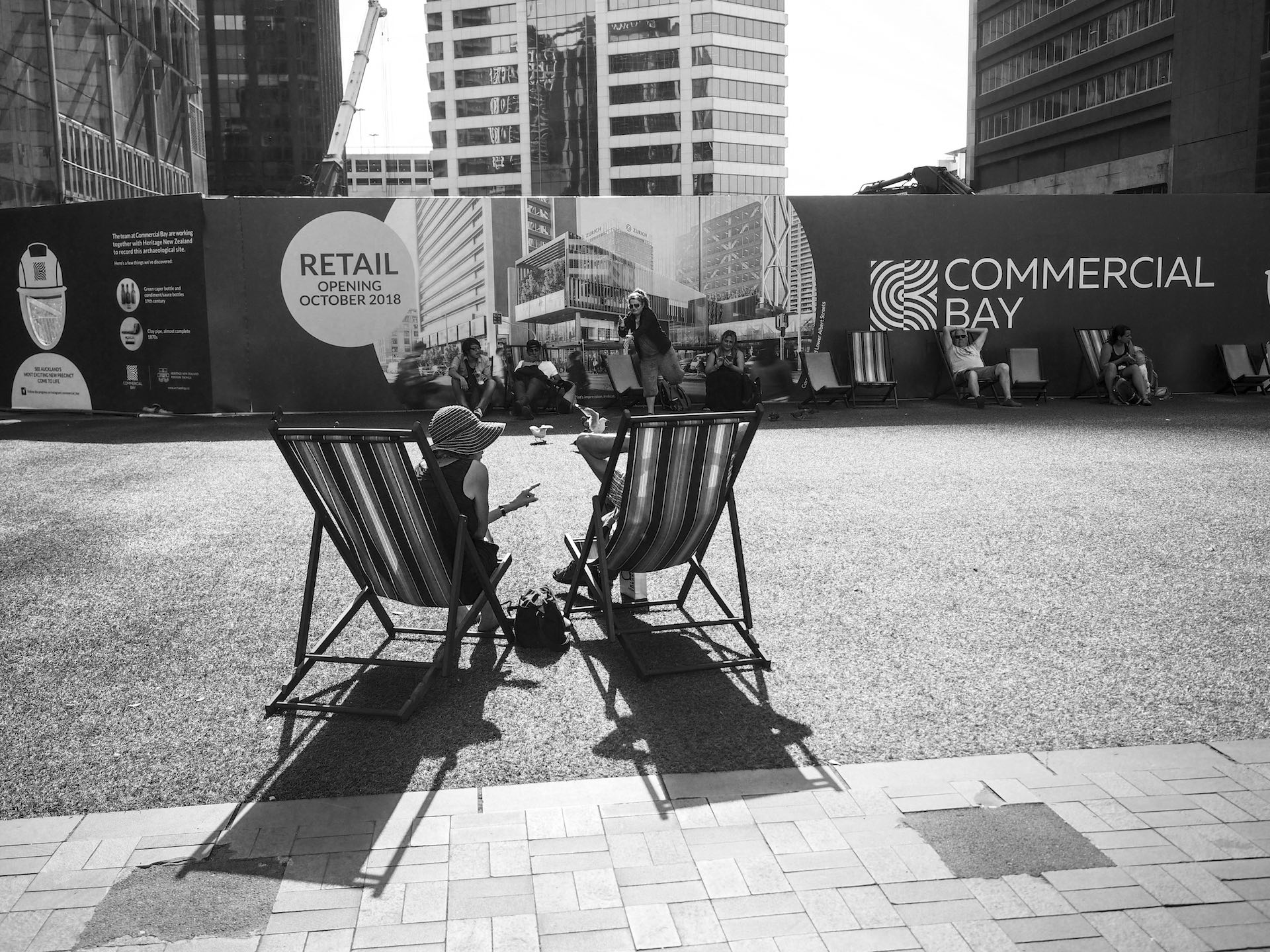 Britomart Station - Black & White Street Photography Auckland