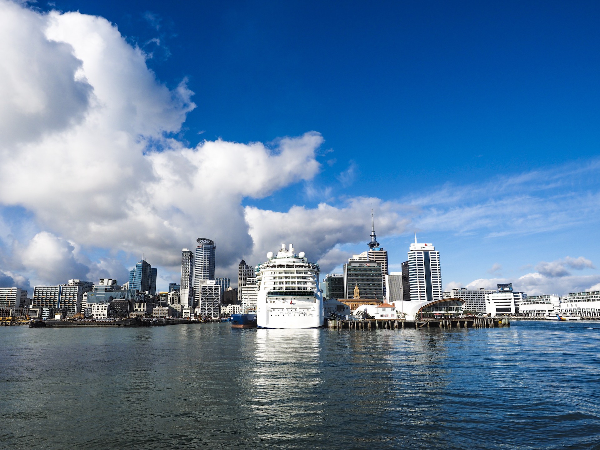 Auckland Harbour Skyline