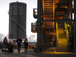 Photos of buildings in the Wynyard quarter