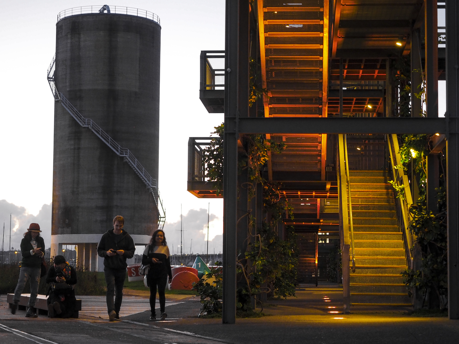Photos of buildings in the Wynyard quarter
