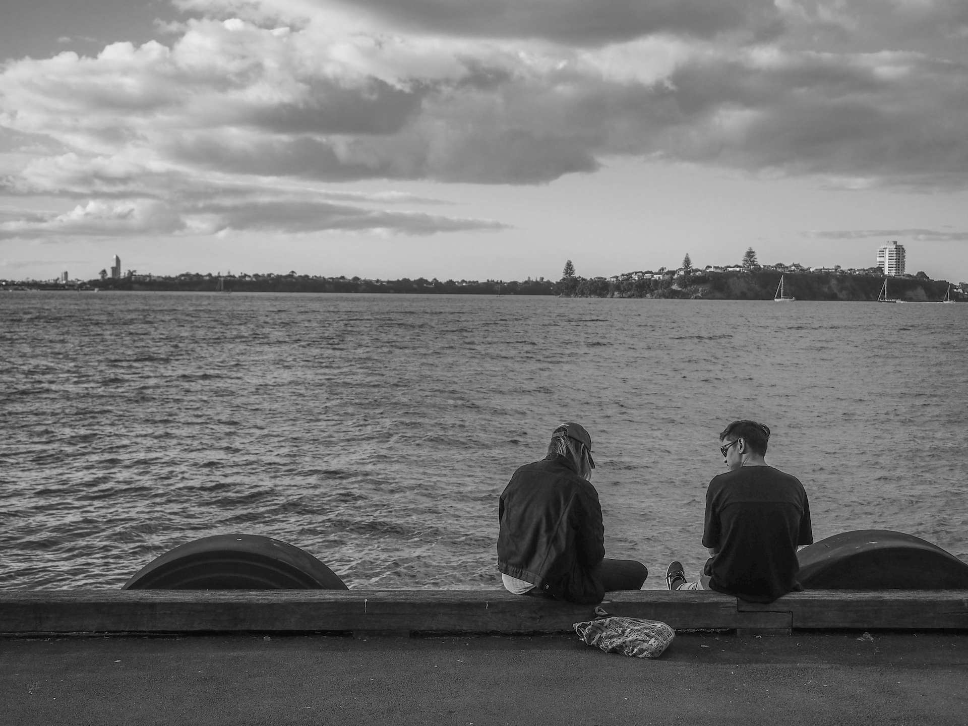 Auckland Harbour Evening
