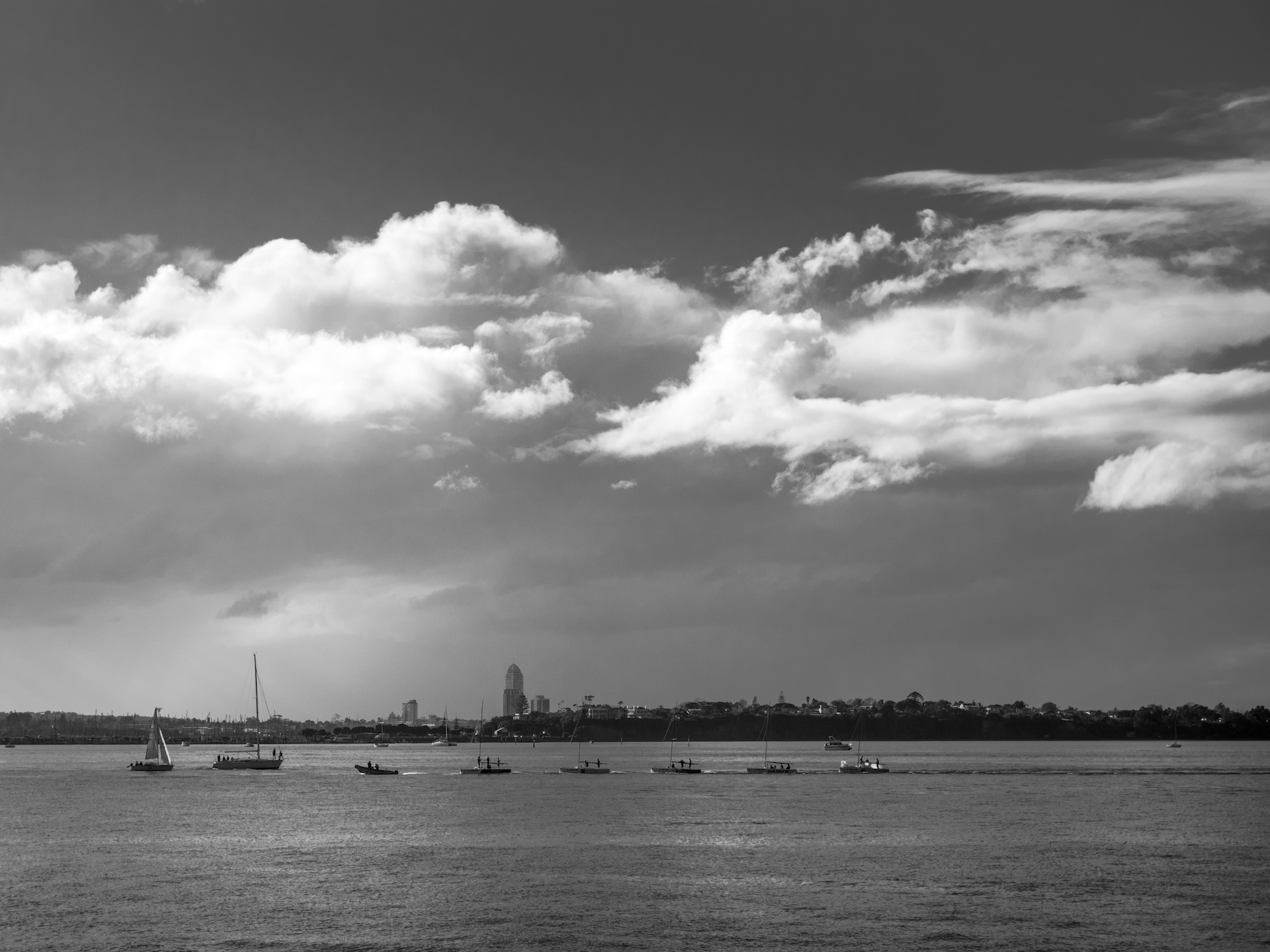 Boats, Couds & Rain - Street Photography Auckland