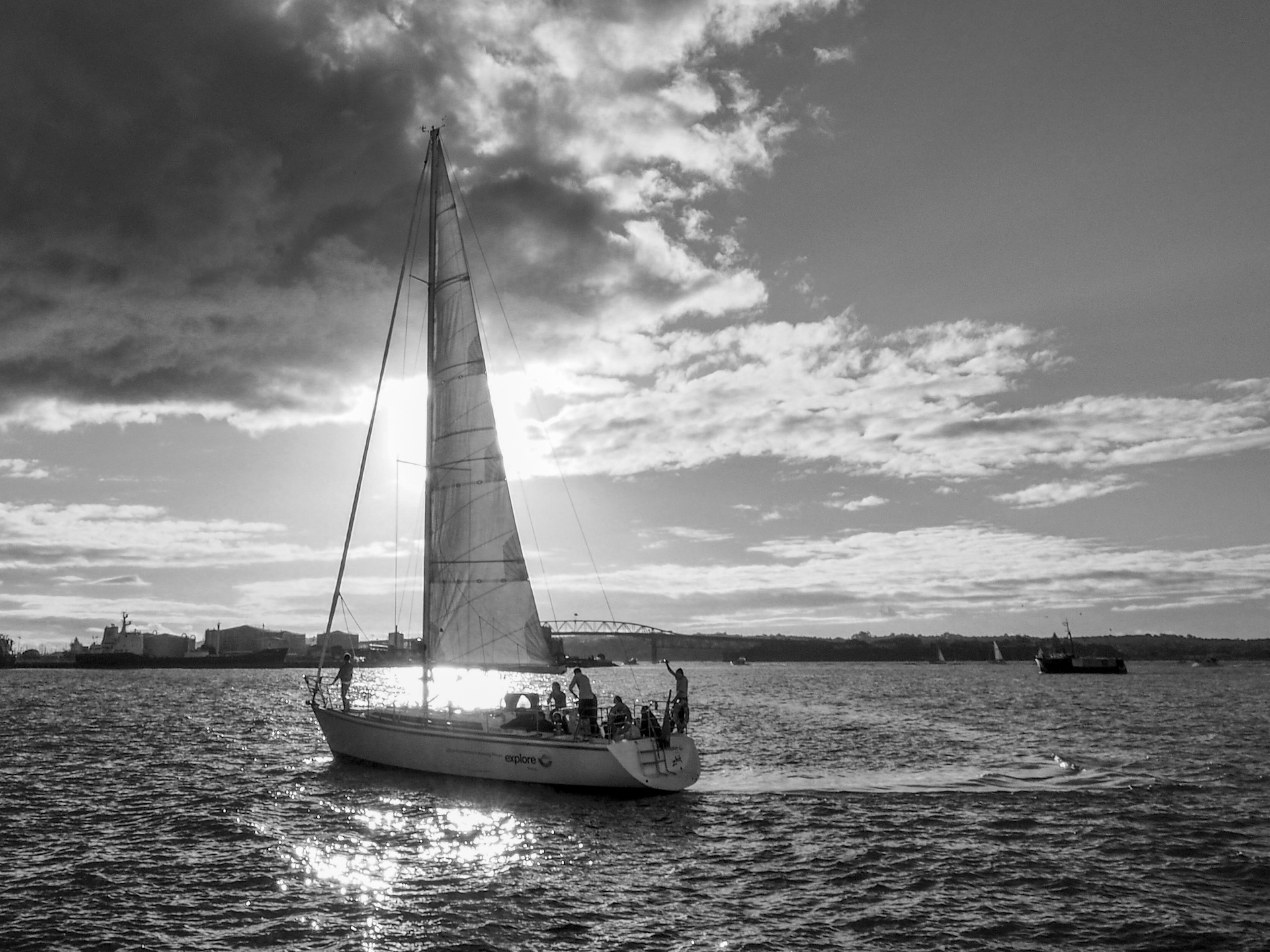Sailing into the Sunset - Auckland Street Photography