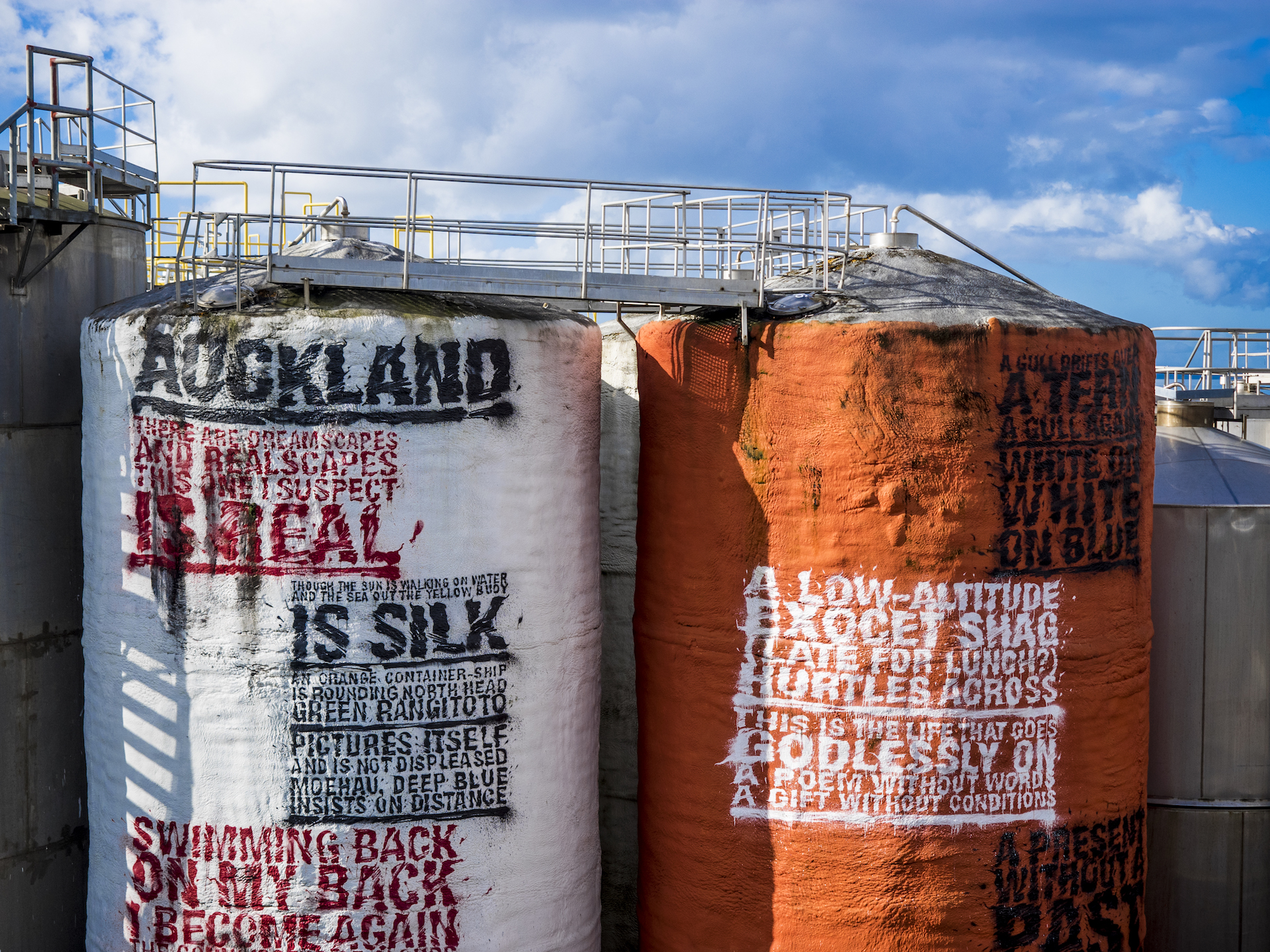 Wynyard Quarter Silos - Street Photography Auckland
