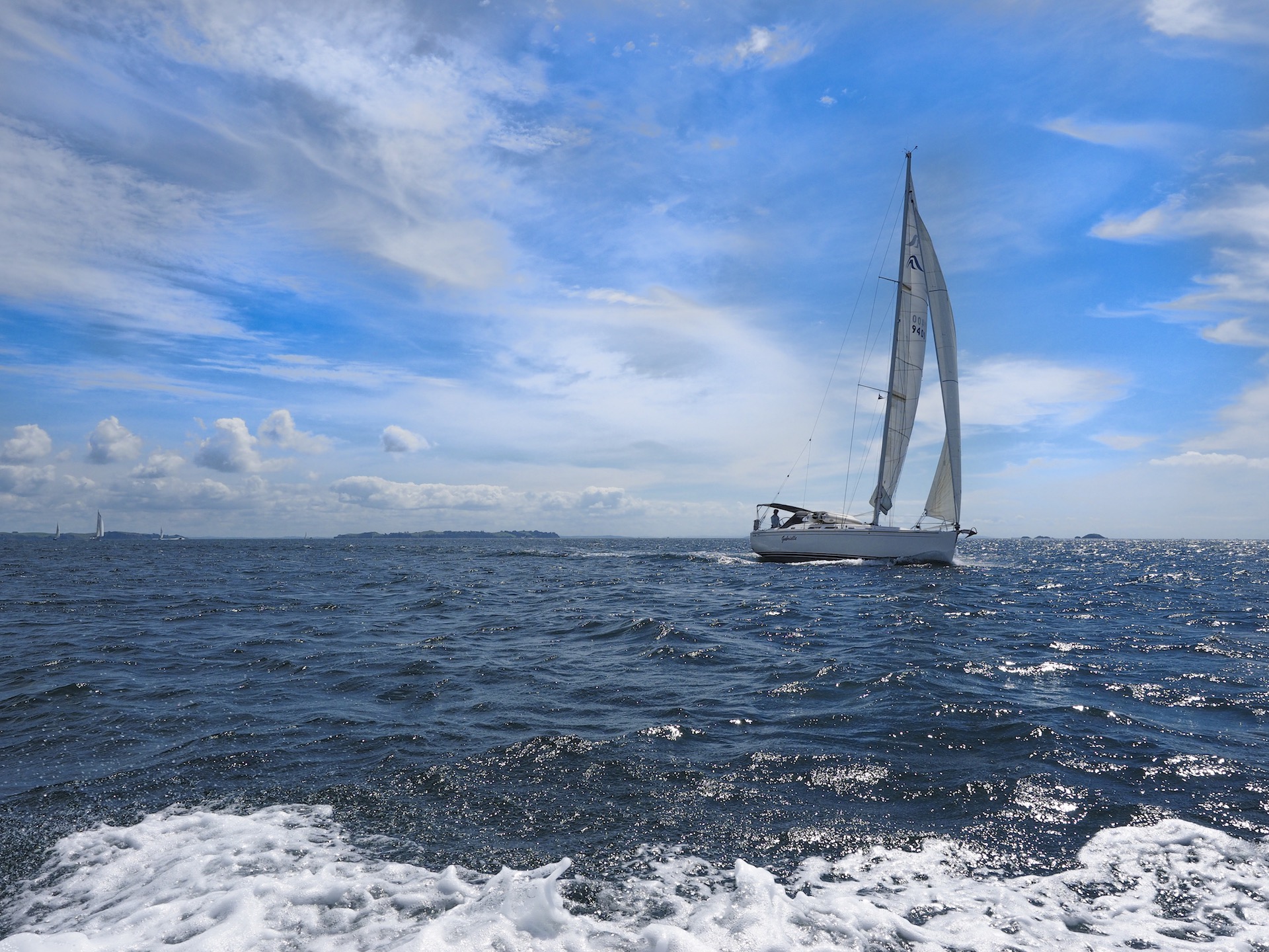 Hauraki Gulf Sailing Yacht - Landscape Photography Auckland