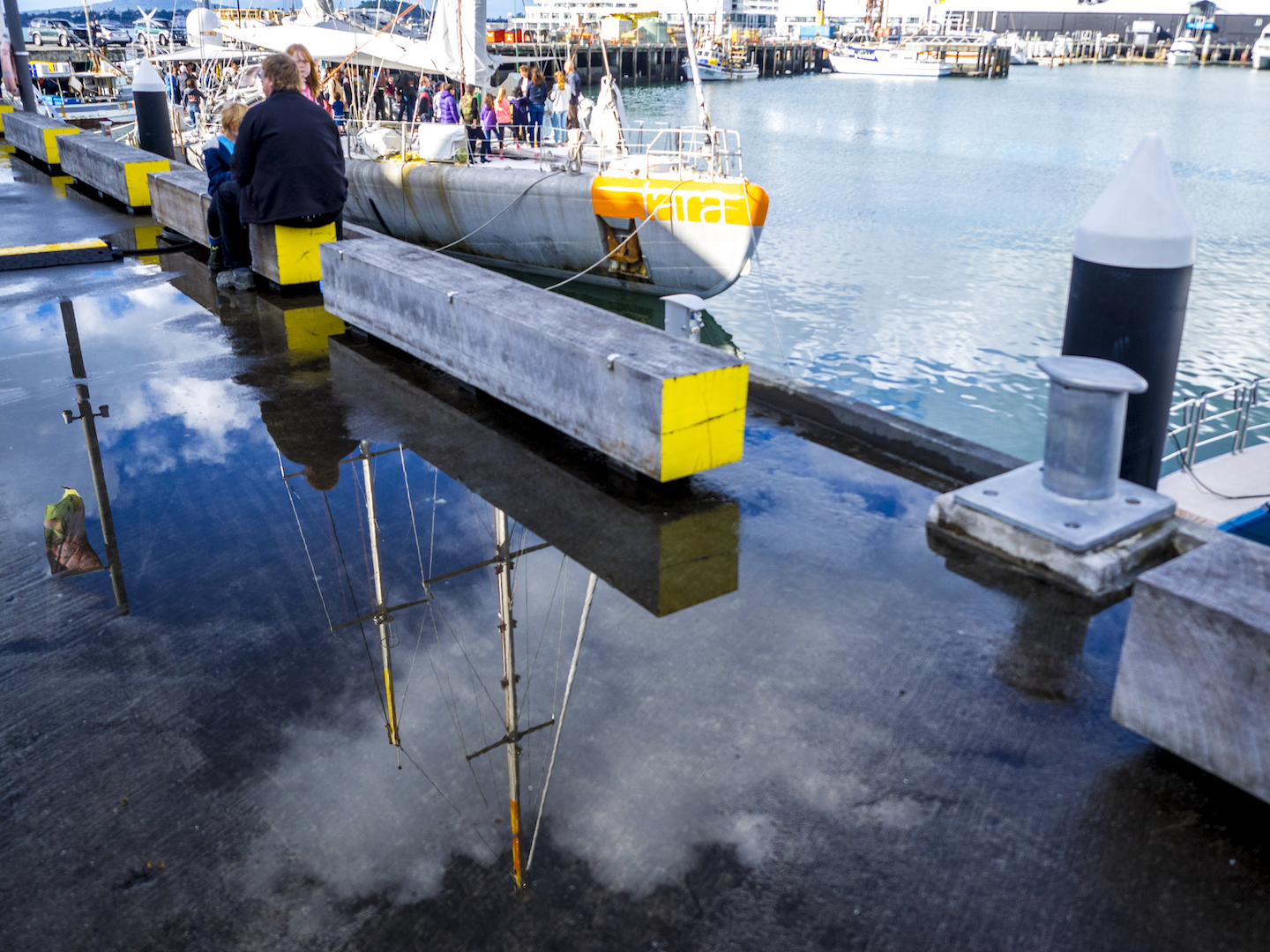 Magical Water Reflections - Street Photography Auckland