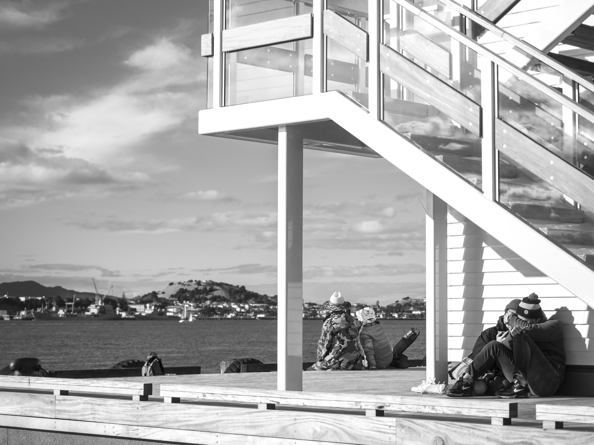 Queen Wharf Spring - Street Photography Auckland