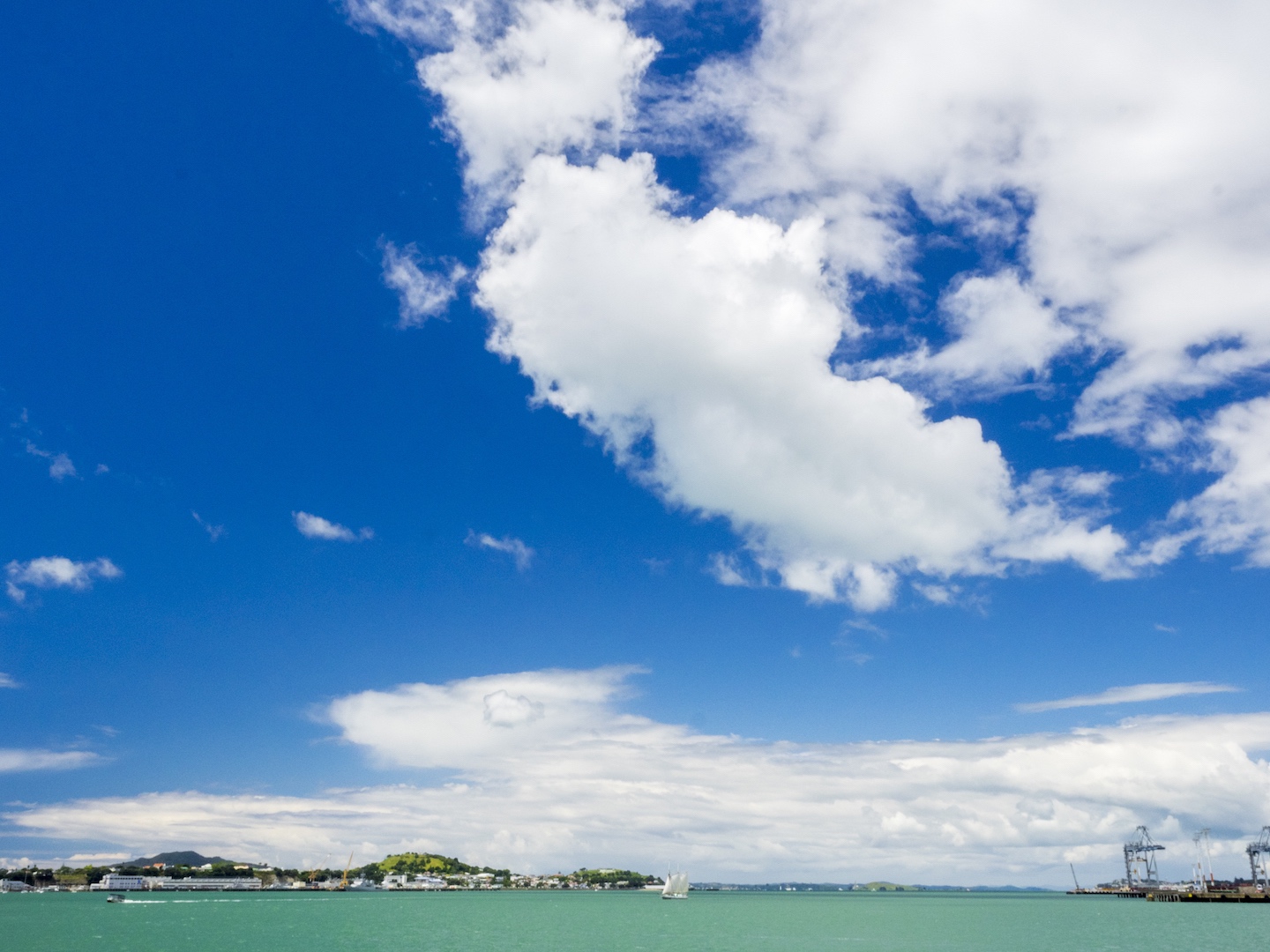 Auckland Harbour Sky & Clouds - Street Photography Auckland