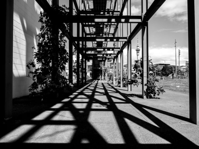 Silo Park Shadows - Wynyard Quarter Auckland