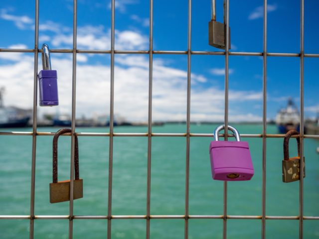 Love Locks in Auckland Wynyard Quarter