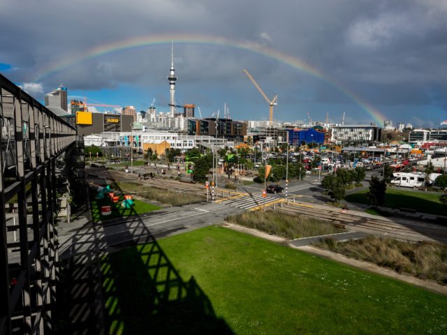 Auckland Sky Tower - Street Photography