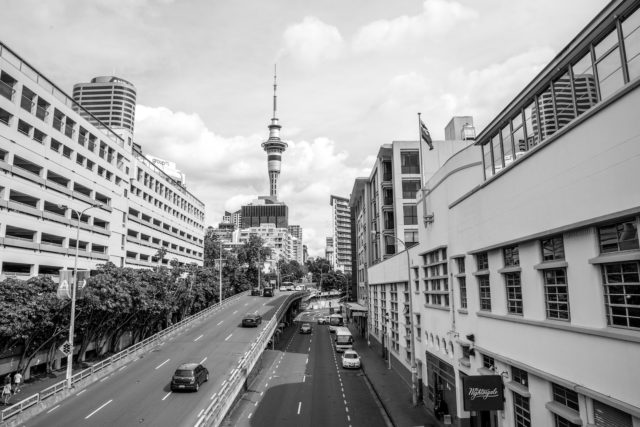 Auckland Sky Tower - Street Photography