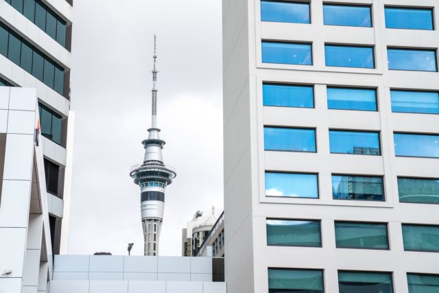 Auckland Sky Tower - Street Photography