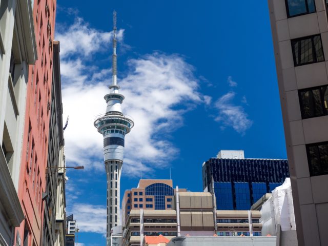 Auckland Sky Tower - Street Photography