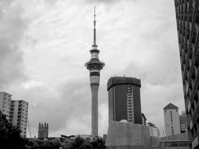 Auckland Sky Tower - Street Photography