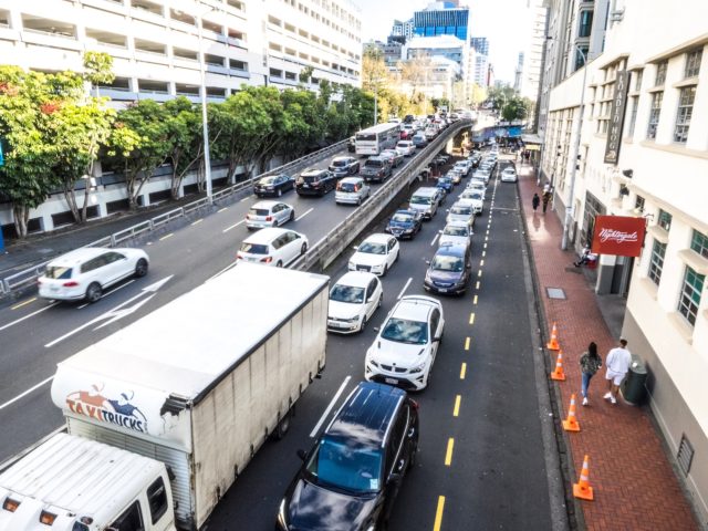 Auckland CBD Bad Rush Hour Traffic - Street Photography