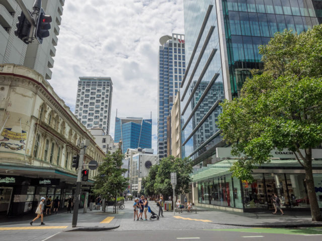 Fort Street Central Business District - Auckland Street Photography