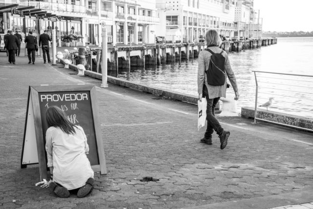 Lunchtime at Princess Wharf - Central Business District Auckland Street Photography
