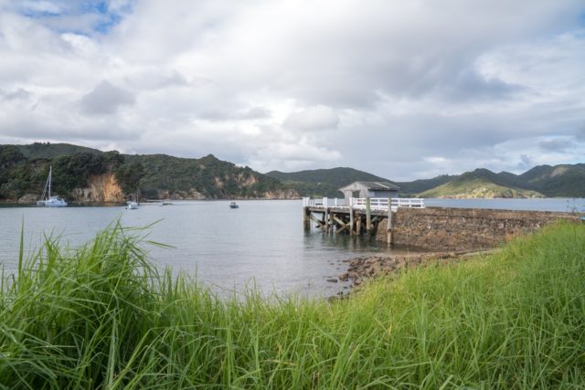 Blind Bay Wharf on Aotea Great Barrier Island
