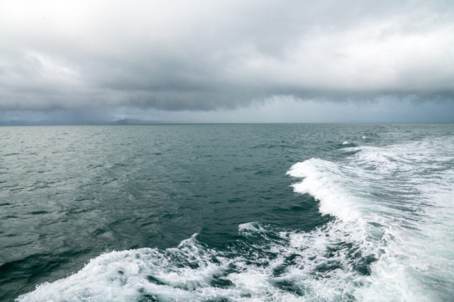 On the Sealink Ferry on our way to Aotea Great Barrier Island