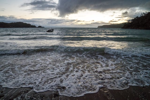 Mulberry Grove Beach Sunset at Great Barrier Island, Aotea