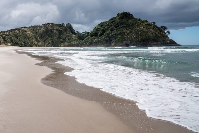 Outgoing Tide at Medlands Beach on Aotea Great Barrier Island