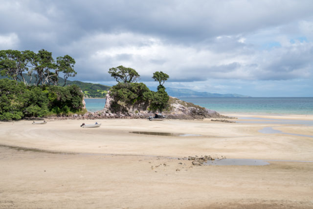 Tryphena Beach at Aotea Great Barrier Island