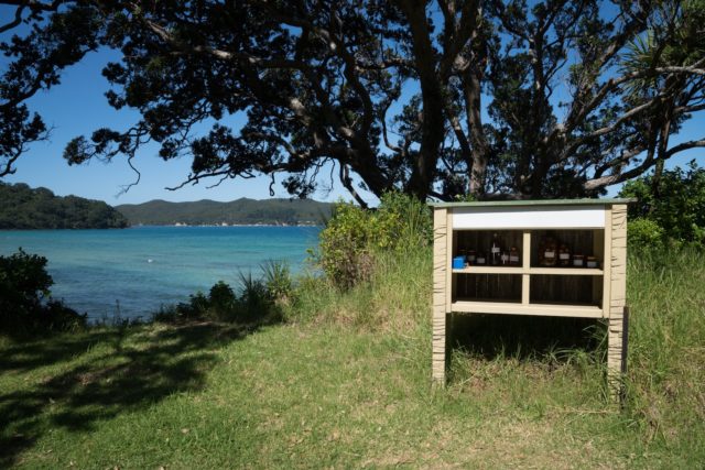 Produce Box in Tryphena on Great Barrier Island, Aotea