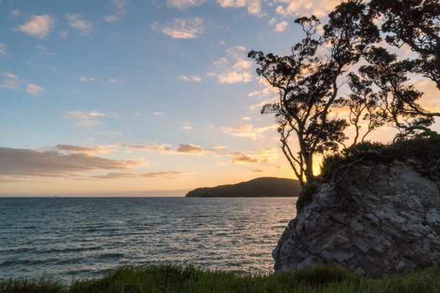 Tryphena Coast Sunset on Great Barrier Island, Aotea