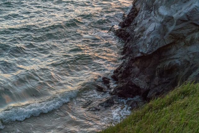 Coast Line at Tryphena during Sunset on Great Barrier Island, Aotea