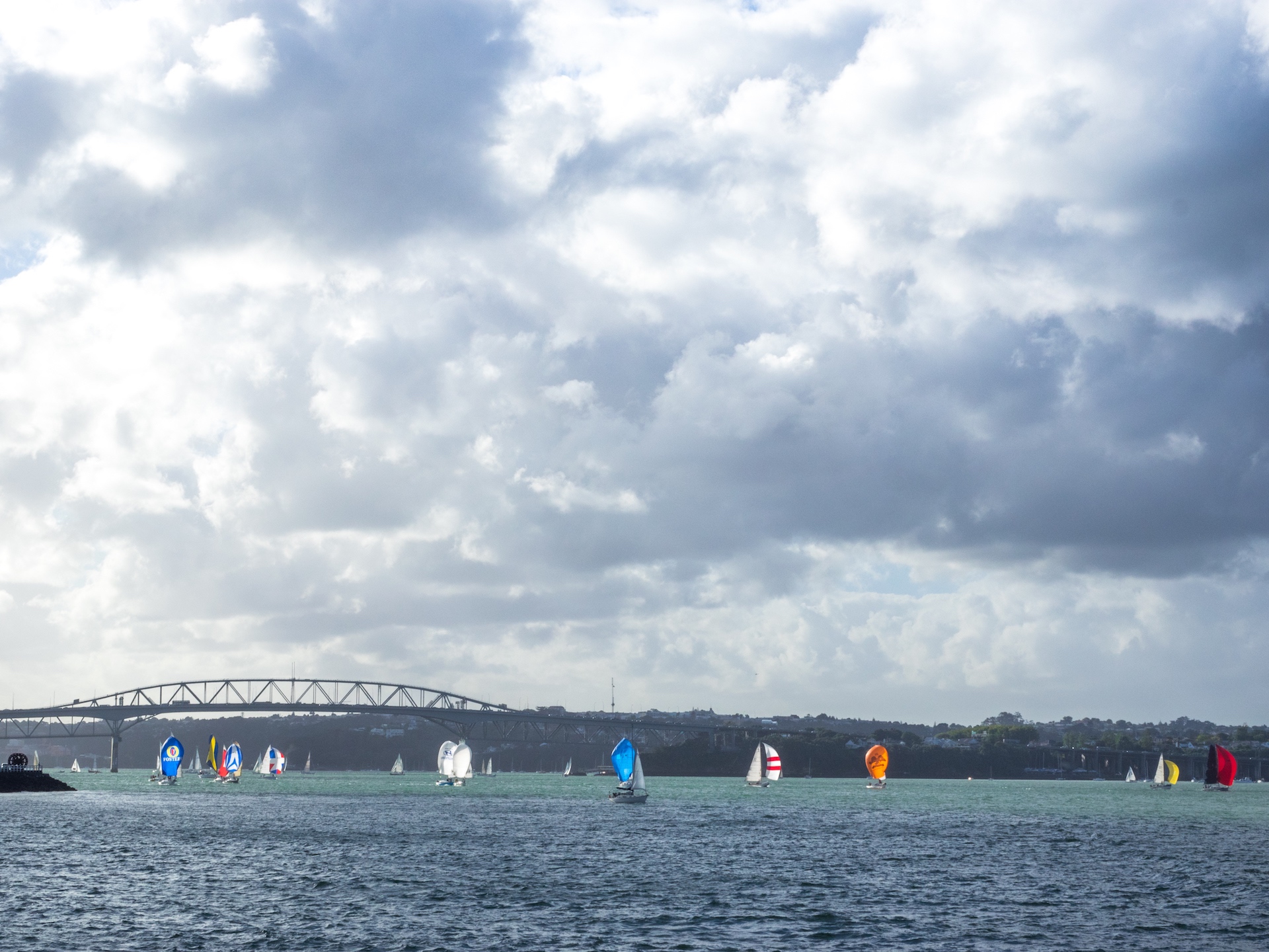 Auckland Harbour Bridge Stokes Point Reserve - Street Photography Auckland