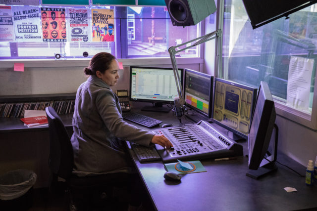 Ellyce Mcleod at Radio Waatea