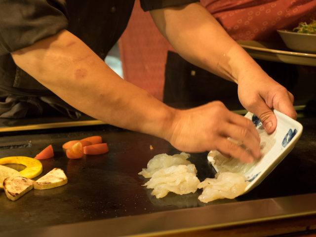 Prawn Starter at Heizo Teppanyaki Restaurant, Newmarket, Auckland