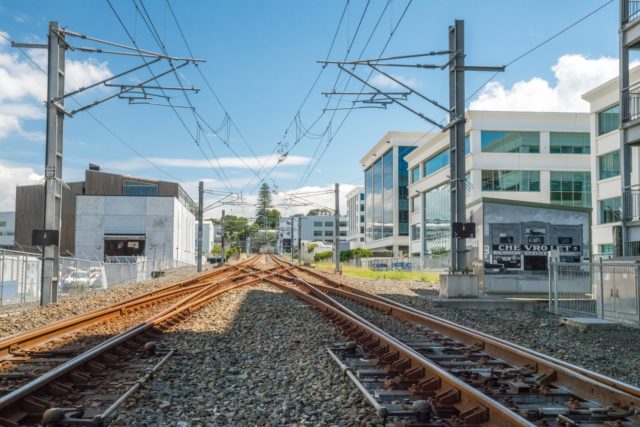 Newmarket Kingdon Street Rail Tracks - Street Photography Auckland