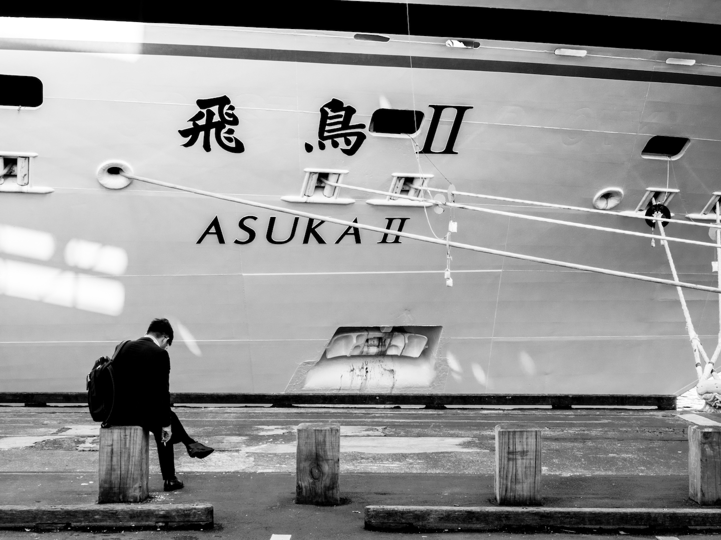 Princess Wharf Cruise Ship - Street Photography Auckland