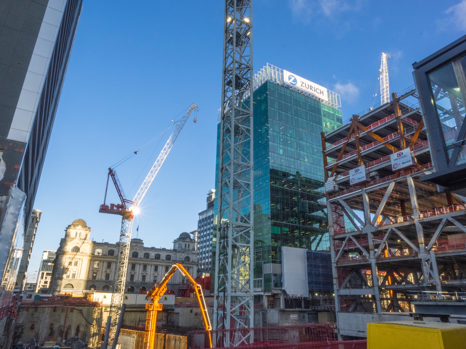 Queen Elizabeth Square Construction Britomart