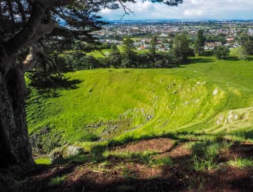 Mangere Mountain Crater View - South Auckland