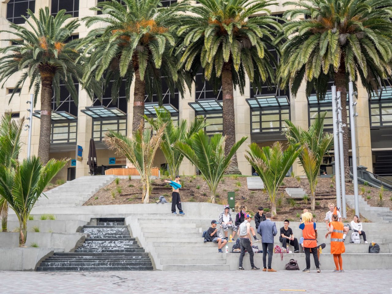 Busy Freyberg Place Auckland Central