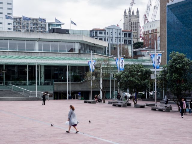 Empty Aotea Square Auckland Central