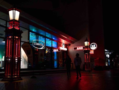 Nightlife Quay Street Downtown Auckland