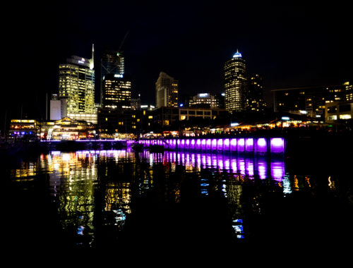 Auckland City Night Scape