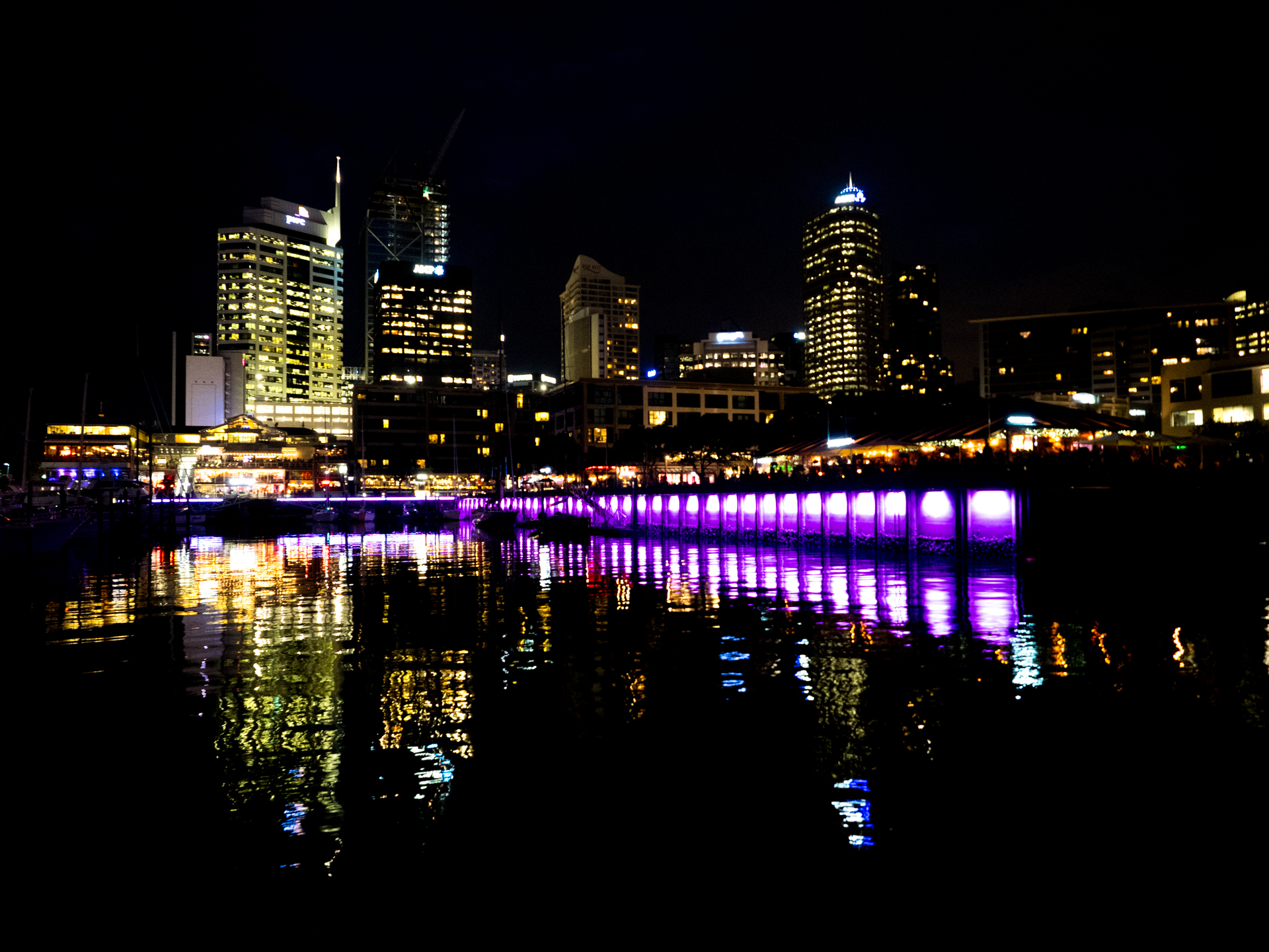 Auckland City Night Scape
